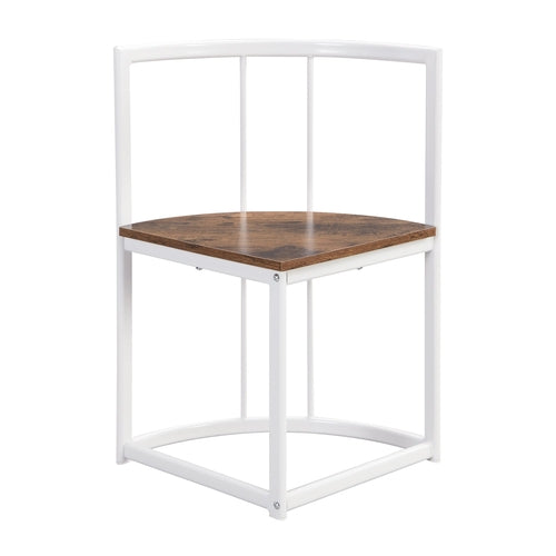 Modern 7-Piece Dining Table Set with Faux Marble Compact 55Inch
