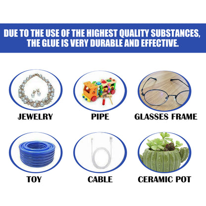 Jue-Fish UV UV Curing Glue Pen, 5 Seconds Repair Plastic Ceramic Cable High And Low Temperature Resistant Adhesive