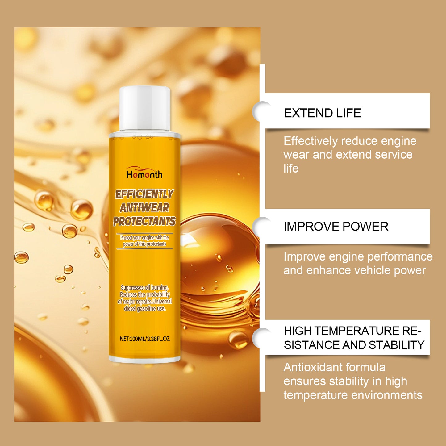 Engine Anti-Wear Protectant Engine Running-In Protectant Engine Maintenance Oil Additive