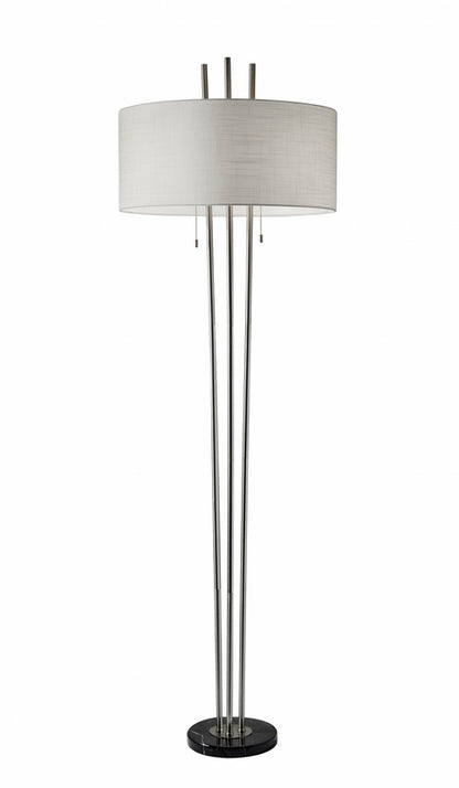 Black Metal Tapered Base Table Lamp