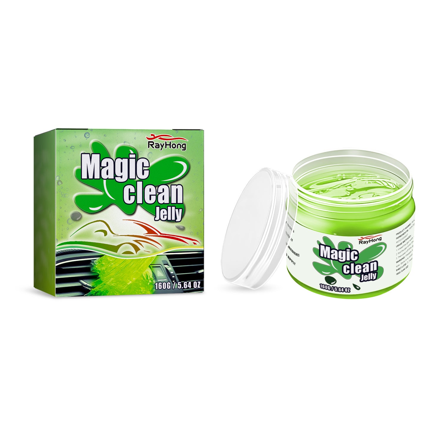 Magic Clean Jelly, Car Interior Seat Wash-Free Refurbished Cleaning Portable Decontamination Device