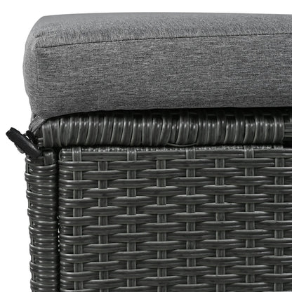 5-Piece Outdoor Patio Rattan Sofa Set, Sectional PE Wicker L-Shaped