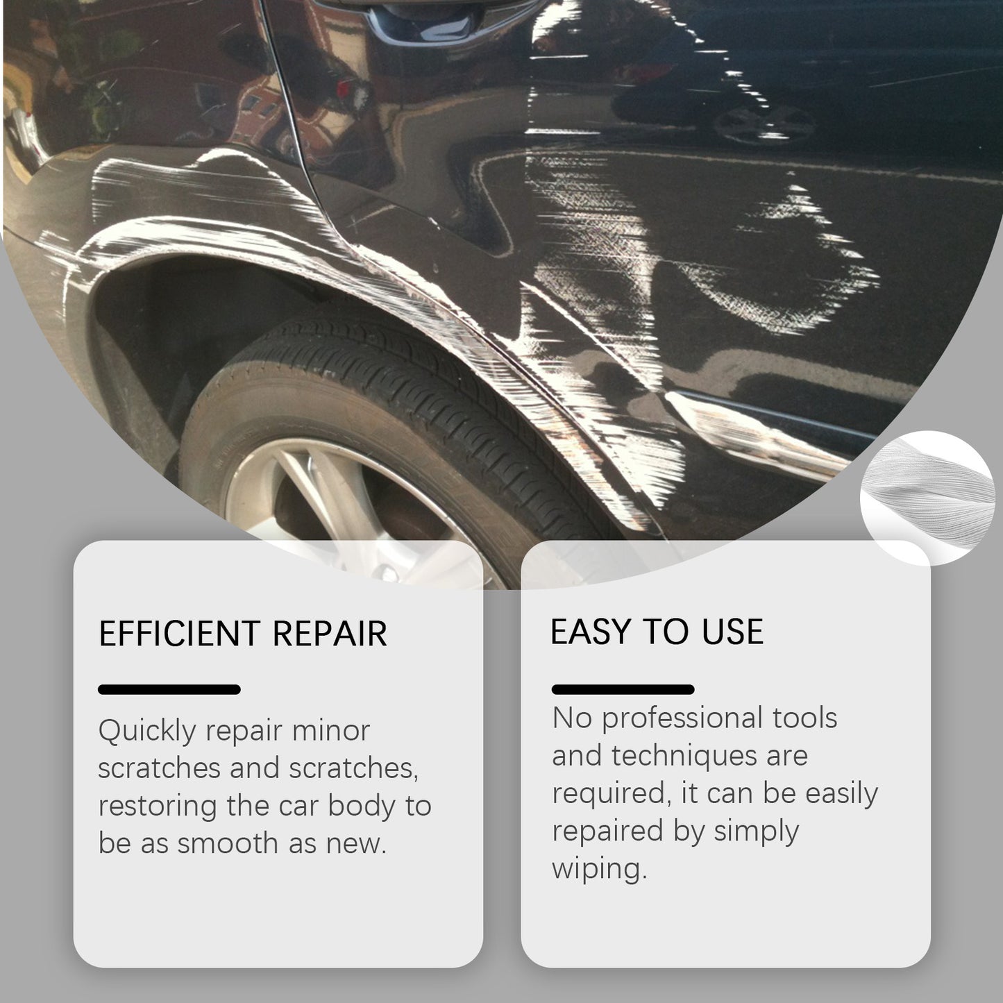 Car Stain Removal Cloth Car Paint Scratch Scratch Polishing Repair Portable Cleaning And Decontamination Cloth