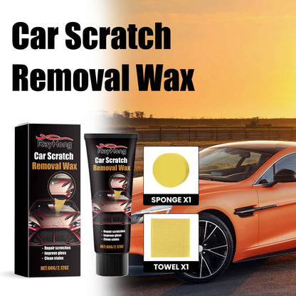 Car Scratch Removal Wax, Car Body Paint Scratch Repair Polishing Refurbishment Maintenance Kit