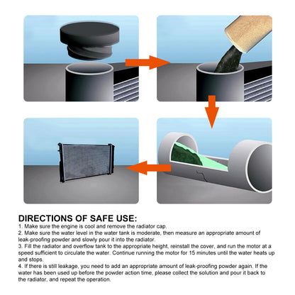 Car Water Tank Repair Powder Metal Special Sealing Repair Water Tank To Prevent Water Leakage Repair Powder