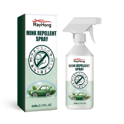 Mink Repellent Spray, Anti-Weasel And Mink-Repellent Spray For Car Engine Compartment