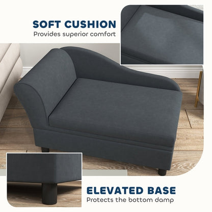 Pet Sofa Bed Couch with Storage, Pet Sofa for Cats and Small Dogs,