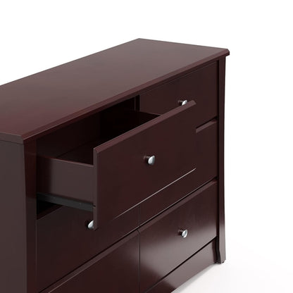Crescent 6 Drawer Dresser Espresso GREENGUARD Gold