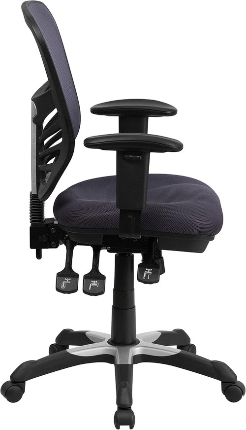 Nicholas Mid-Back Ergonomic Mesh Office Chair Dark Gray