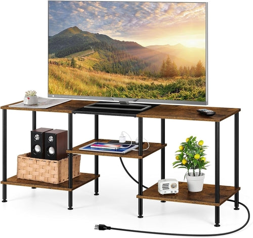 Small TV Stand for Living Room up to 50 Inch Farmhouse TV Media