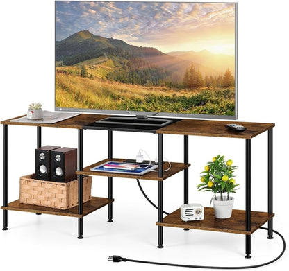 Small TV Stand for Living Room up to 50 Inch Farmhouse TV Media