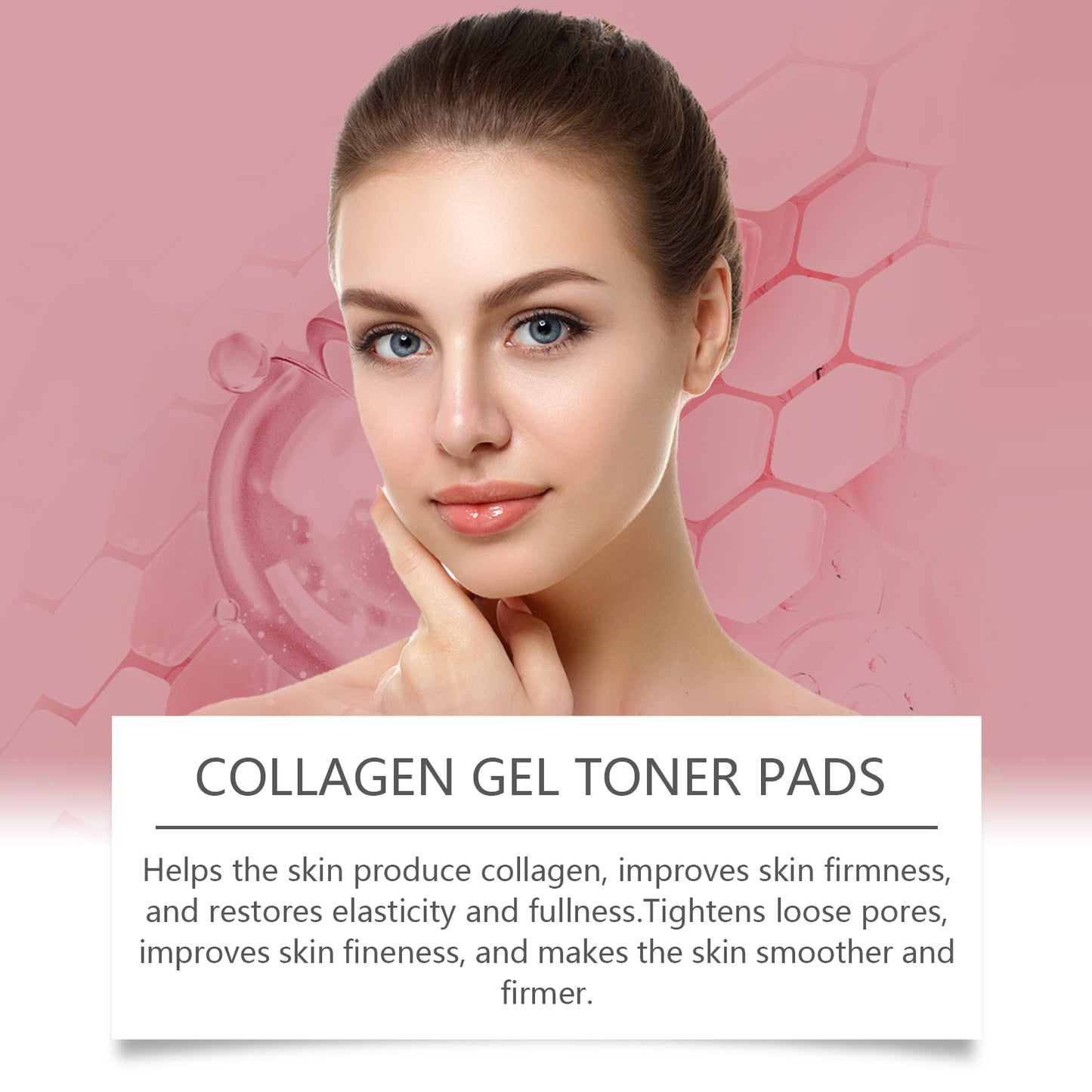 West&Month Collagen Cotton Pad Facial Brightening Moisturizing Gentle Skin Care Enhancing Elastic Nourishing Gasket