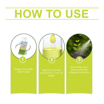 Plant growth Solution potted green leaf lawn flower plant hair root supplement fertilizer nutrient solution