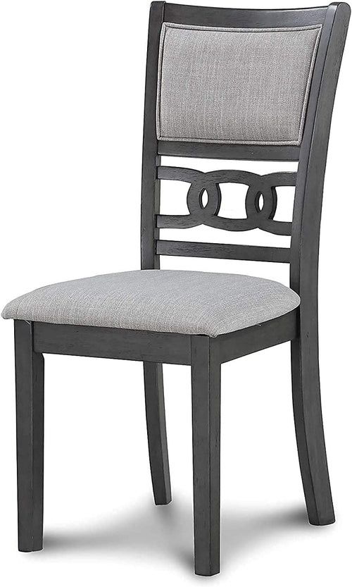 Gray 5 Piece Dining Table Set With 4 Chairs For Kitchen