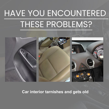 Nano Plastic Restorer Wipes, Seat Upholstery Clean Refurbishment Quick Decontamination Wash Free Car Wipes