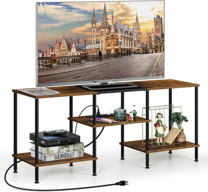 Small TV Stand for Living Room up to 50 Inch Farmhouse TV Media