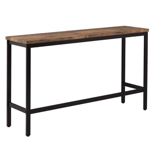 Counter Height Extra Long Dining Table Set with 3 Stools Pub Kitchen