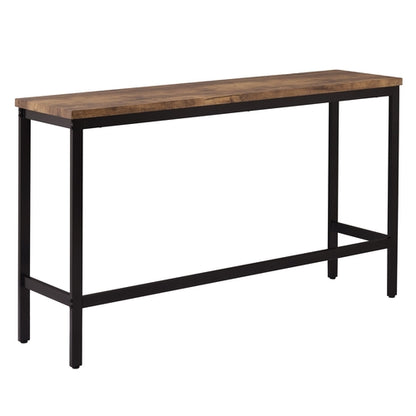 Counter Height Extra Long Dining Table Set with 3 Stools Pub Kitchen