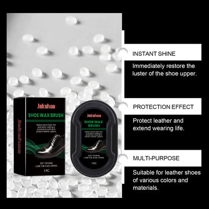 Sponge Shoe Polish, Portable Shoe Polish Leather To Remove Stains Without Damage To The Upper Polishing Clean Shoe Wax