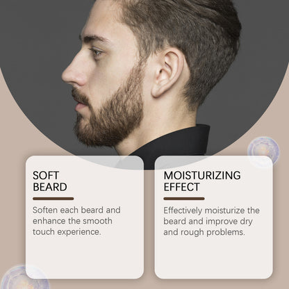 East Moon Facial Hair Treatment For Men Nourishes, Brightens, Delicate Pores, Hydrates And Moisturizes Facial Hair Oil For Men