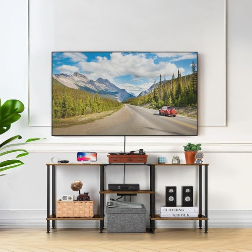 Small TV Stand for Living Room up to 50 Inch Farmhouse TV Media