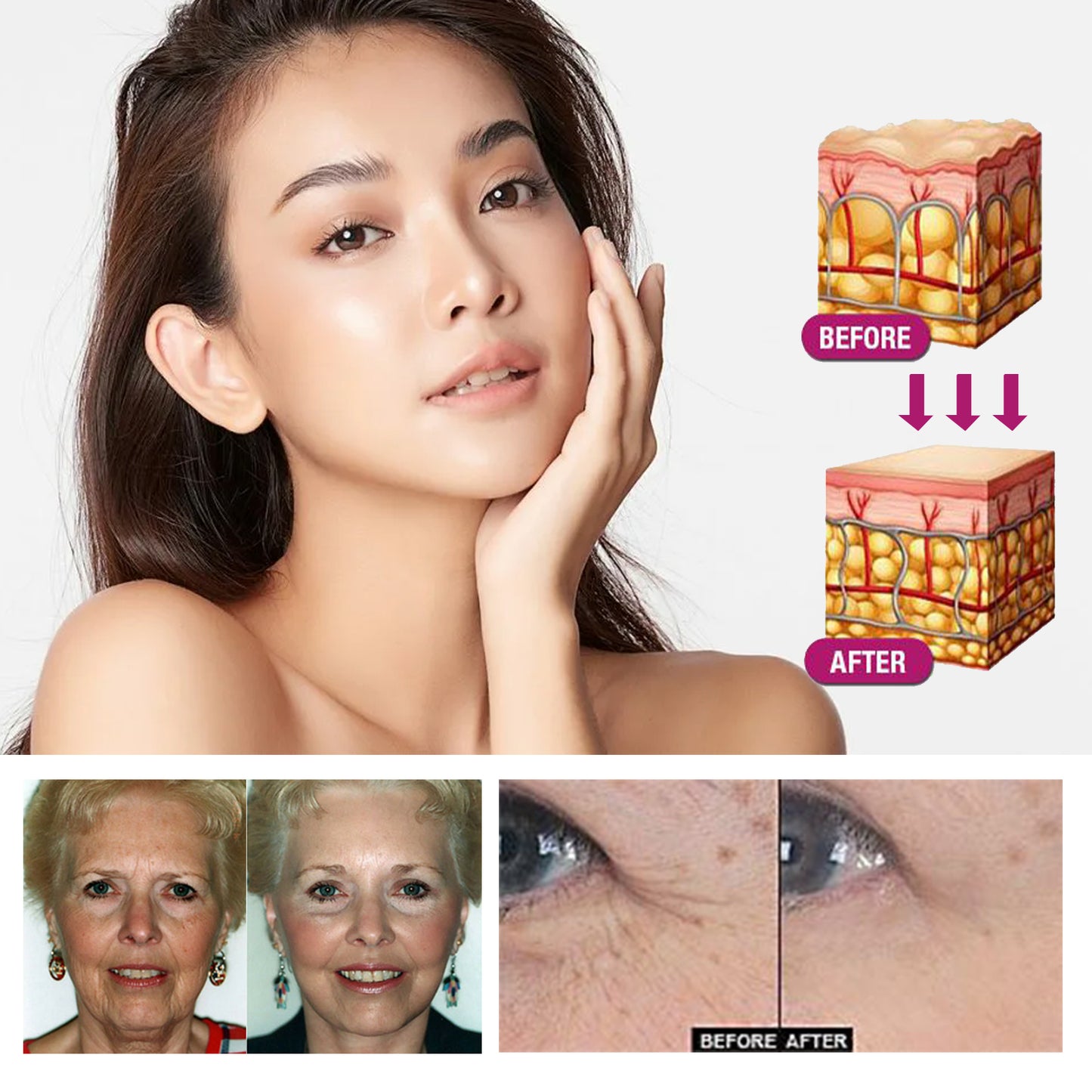 Night Frozen Mask, Leave-In Facial Mask Firming Skin, Reducing Fine Lines And Moisturizing Night Cream