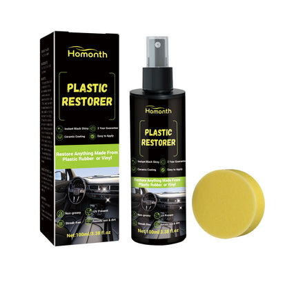 Plastic Restorer, Car Interior Seat Dial Cleaning Dust-Proof Decontamination Coating Agent