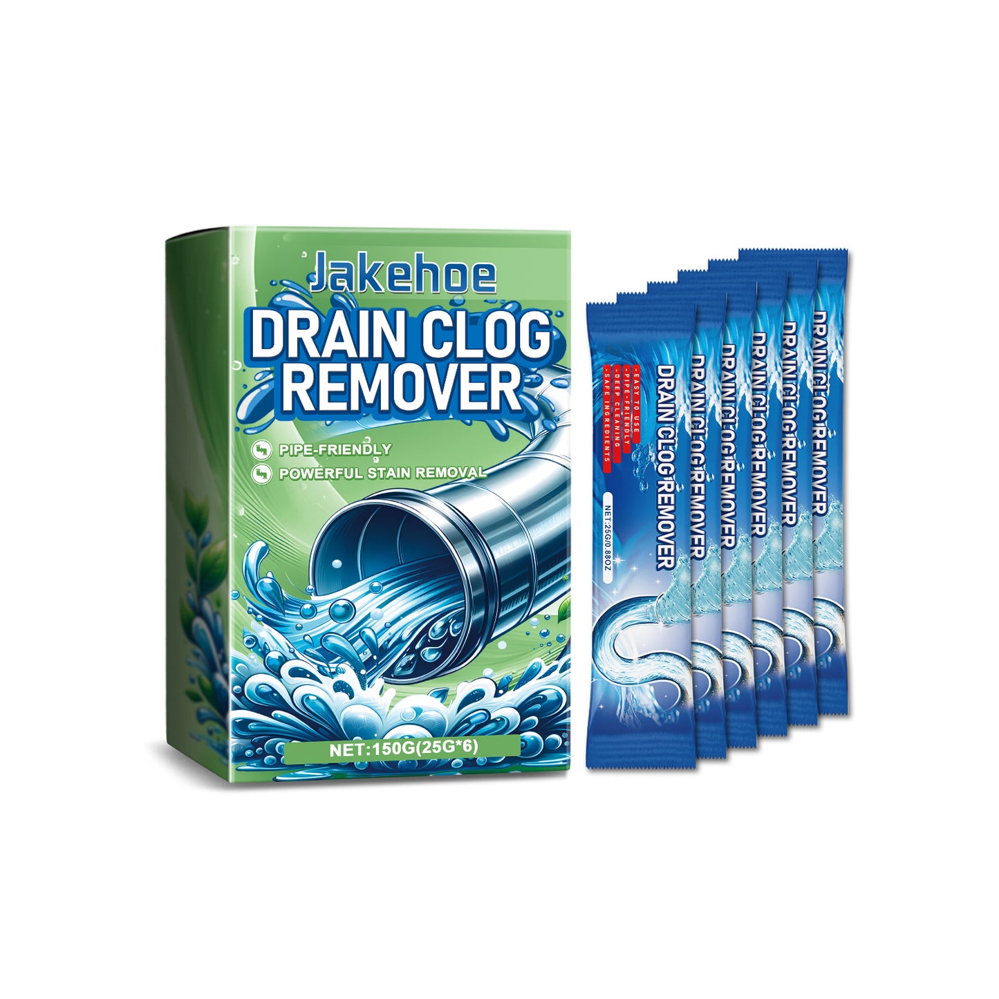 Drain Dredge Cleaning Powder Kitchen Bathroom Sewer Pipe Clean Decontamination Leave Fragrance Clean