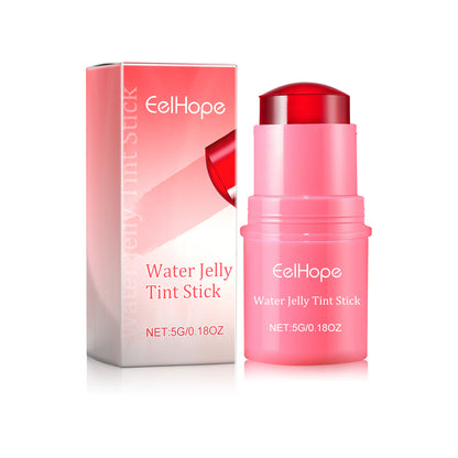 Water Jelly Tint Stick, Blush Whitening Natural Long Lasting Lip Matte Moisturizing Lip Color Makeup Combination