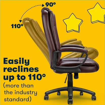 Home Office Chair, 400LBS Big and Tall Chair Heavy Duty Design,
