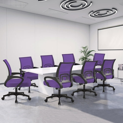 2Pcs Mesh Adjustable Desk Chairs, Ergonomic Executive Chairs with