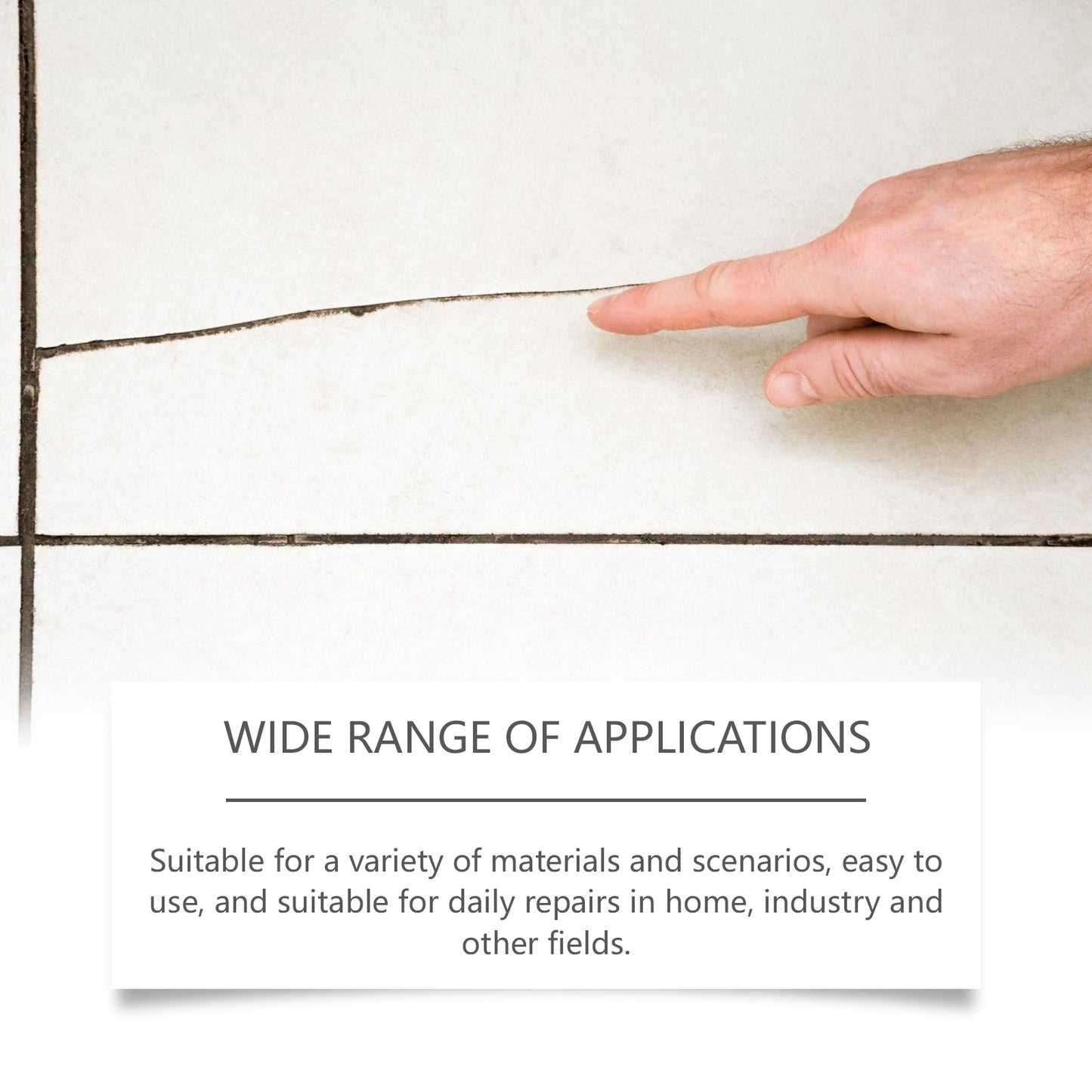 Universal Ab Adhesive, Crack Repair Bonded Tile Bath Scratch Crack Repair Waterproof And Leak Proof Adhesive