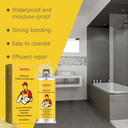 Jakehoe Tile Crack Repair Glue Tile Repair Glazed Marble Pit Ceramic Crack