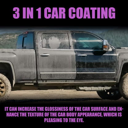 3 In 1 Car Coating, Car Paint Brightening Tire Cleaning Decontamination Polishing Retreading Spray