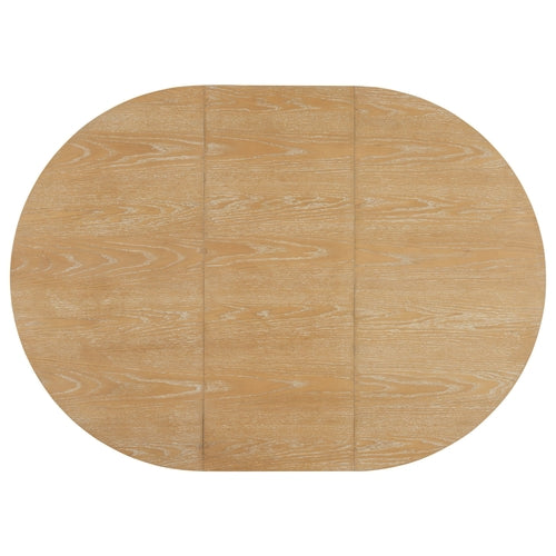 Farmhouse Extendable Round Dining Table Set for 4, 5-Piece Kitchen