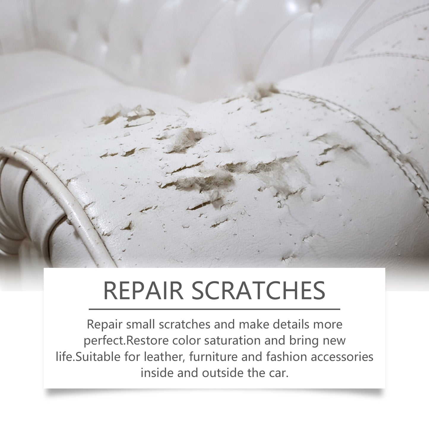 Leather Scratch Repair Cream, Leather Bag Sofa Leather Shoes Nourishing Cream Care Cleaning Cream