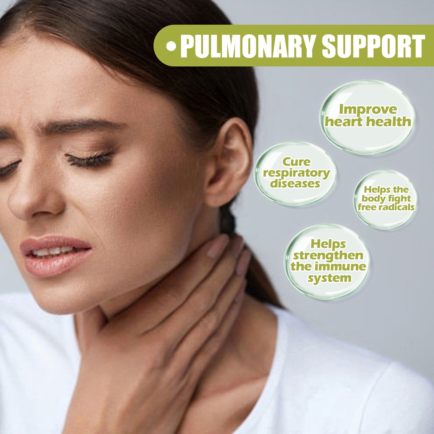 OUHOE Herbal Treatment Spray Relieves Phlegm Dry, Itchy Throat Breath Refreshing Body Treatment Oral Spray