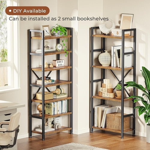 Triple 4 Tier Bookshelf, Bookcase with 11 Open Display Shelves, Wide