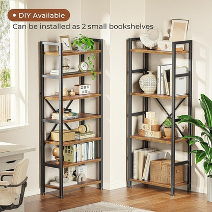 Triple 4 Tier Bookshelf, Bookcase with 11 Open Display Shelves, Wide