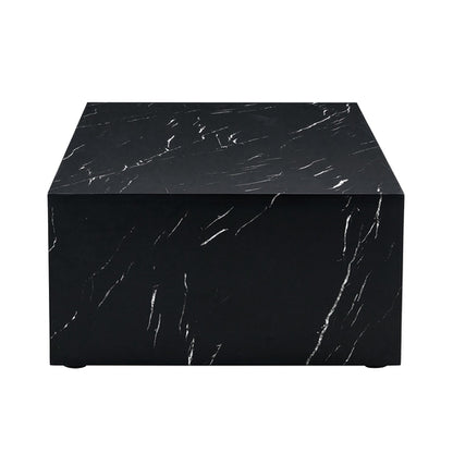 Modern Coffee Table – 39.3" Rectangular Accent Table with Textured