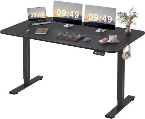 Electric Height Adjustable Standing Desk 55 X 24 Inches