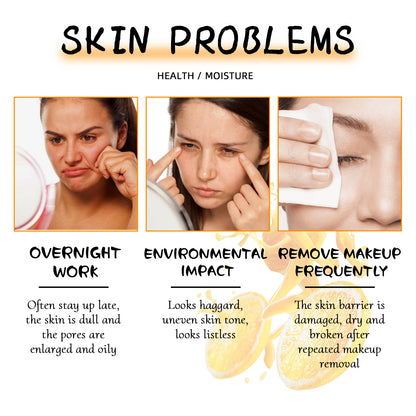 Vitamin C Facial Essence, Anti Aging Brightening Moisturizing Firming Facial Essence