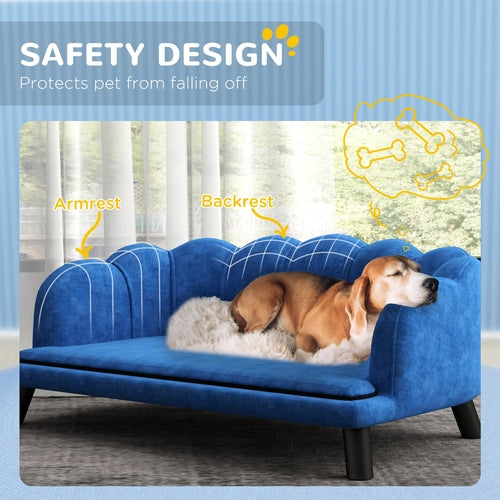 Pearl Design Pet Sofa for Medium and Large Sized Dogs, Pet Bed with