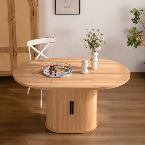 59 Inch Oval Dining Table for 4-6 Oval Table Kitchen Modern Oval