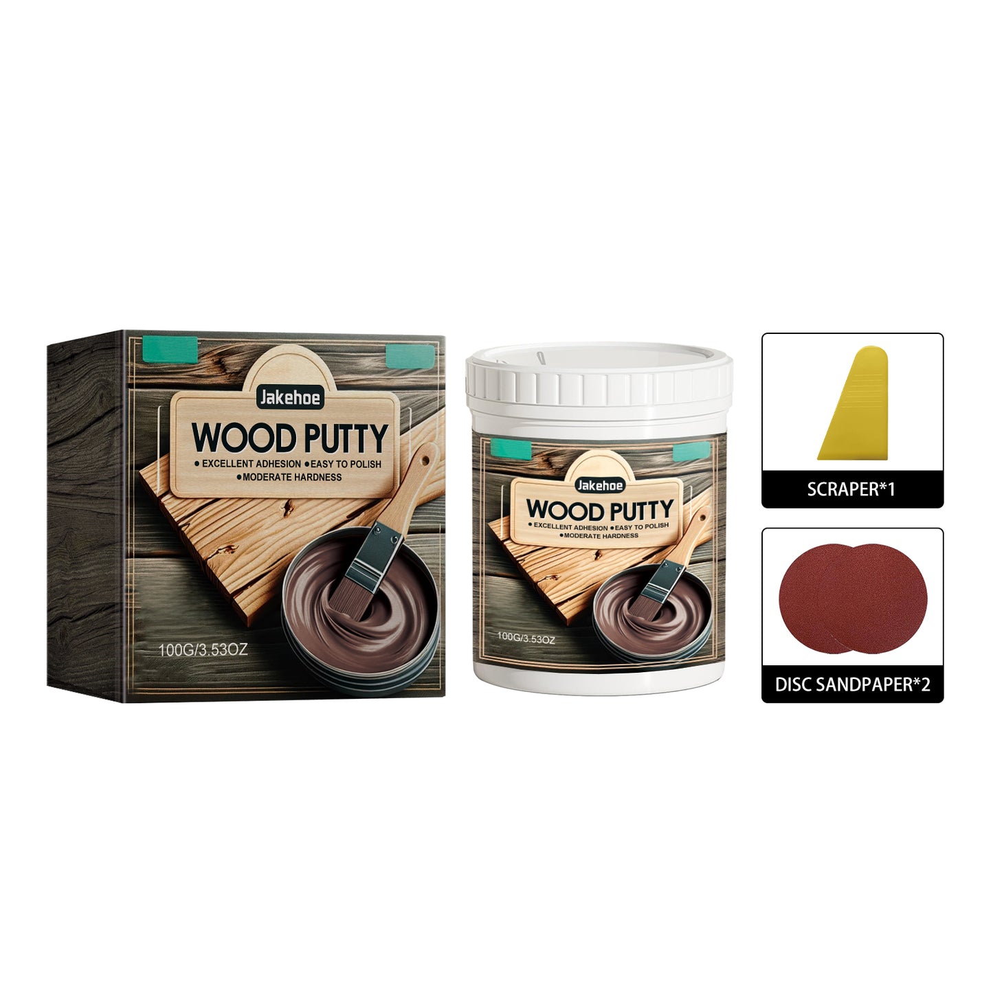 Wood Caulk Wood Furniture Floor Repair Paste Desk Cabinet Scratch Repair