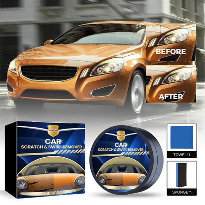 Scratch Repair Wax, Car Paint Scratches Repair Clean Stains Polishing Maintenance Refurbished Car Wax