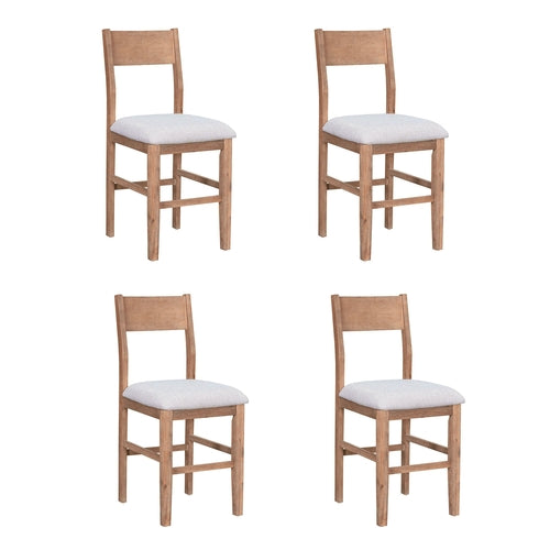 Farmhouse Counter Height 5-Piece Dining Table Set with 1 Rectangular