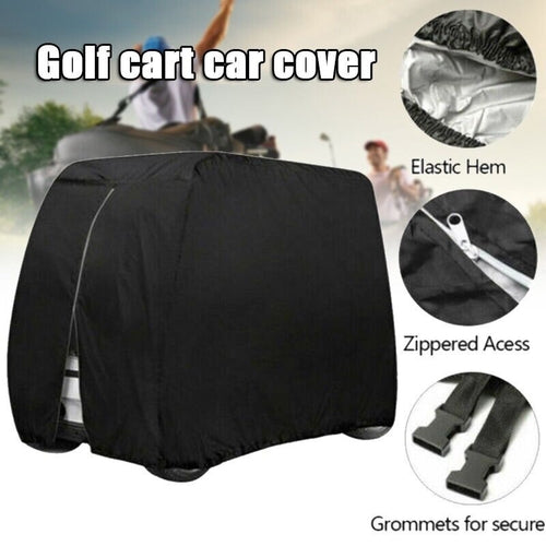 Waterproof Golf Cart Cover Zipper 4 Passenger EZ GO Club Car Yamaha