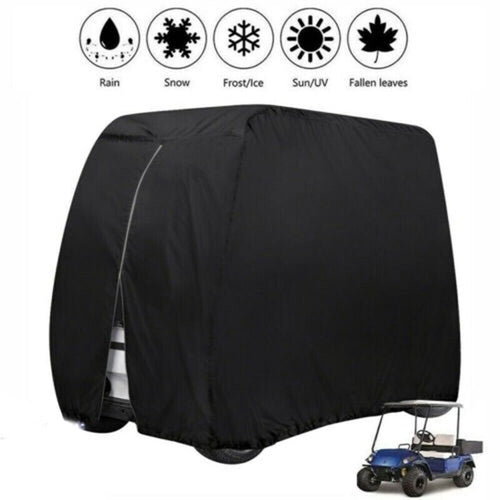 Waterproof Golf Cart Cover Zipper 4 Passenger EZ GO Club Car Yamaha