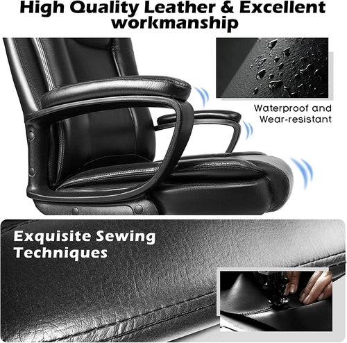 Ergonomic Executive Chair Lumbar Support Height Adjustable